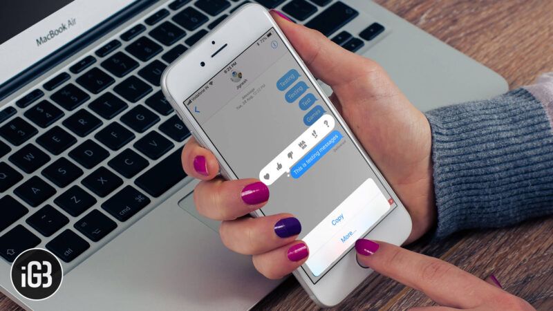 Comment enregistrer des messages texte ou des iMessages iPhone