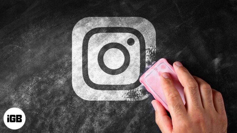 hvordan du sletter instagram-konto på iphone