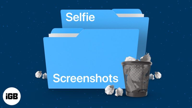 Slik sletter du selfies og skjermbilder-mappen på iPhone og iPad