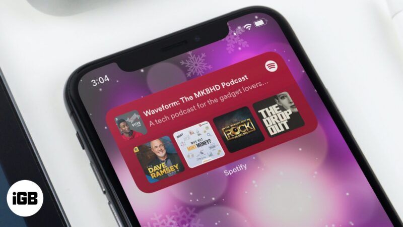 iOS 14: Com afegir un widget de Spotify a l'iPhone