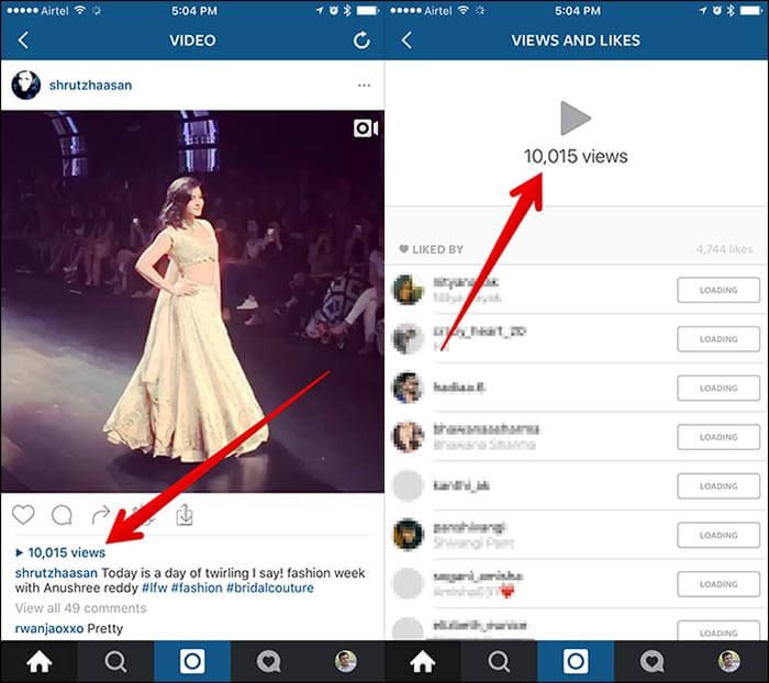 Sjekk Instagram Video Views på iPhone eller iPad