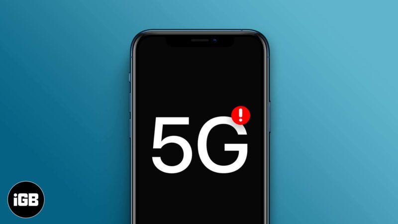 5G non funziona su iPhone 12