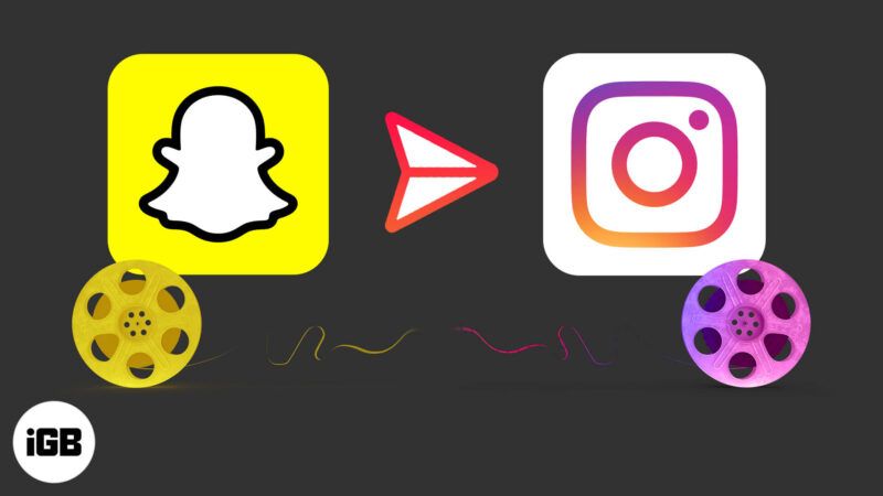 Slik laster du opp Snap-videoer til Instagram Stories på iPhone