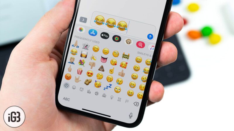 Emoji schneller auf dem iPhone eingeben