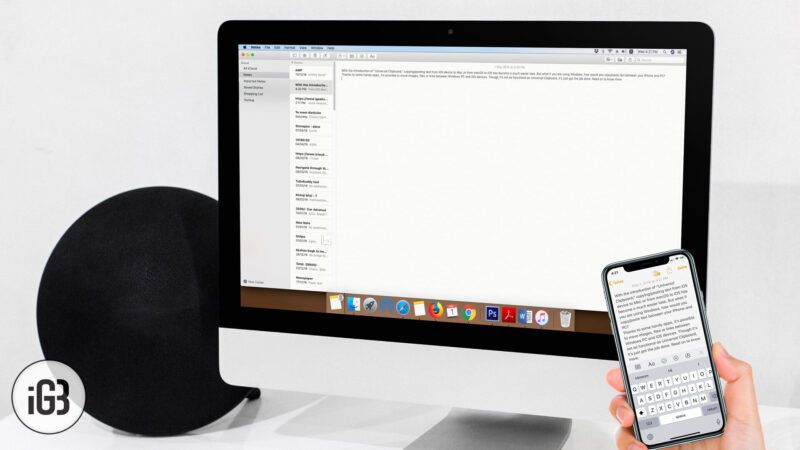 Πώς να αντιγράψετε-επικολλήσετε κείμενο από iPhone σε Mac ή Windows PC και αντίστροφα