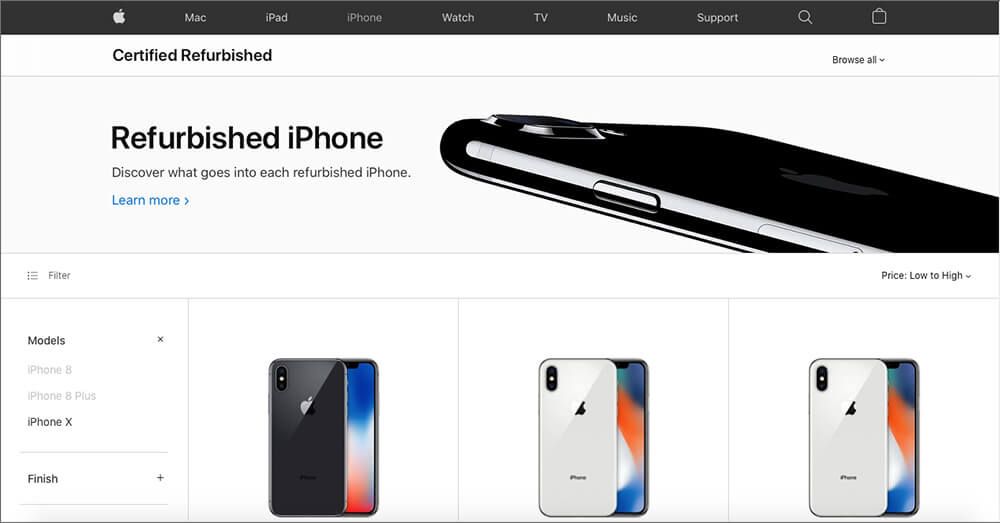 Apple Yenilenmiş Mağaza, kullanılmış iPhone satın almak için en iyi yerdir