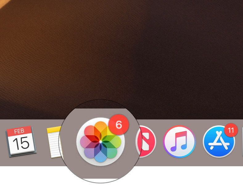 Start Photos-appen på Mac
