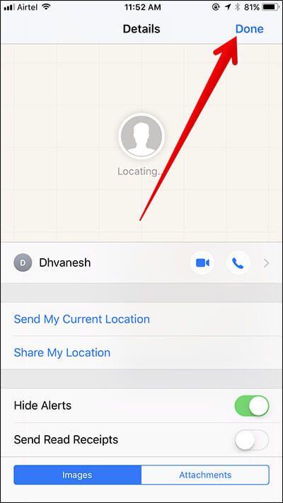 Amaga les alertes iMessage individuals a iOS 11 a l