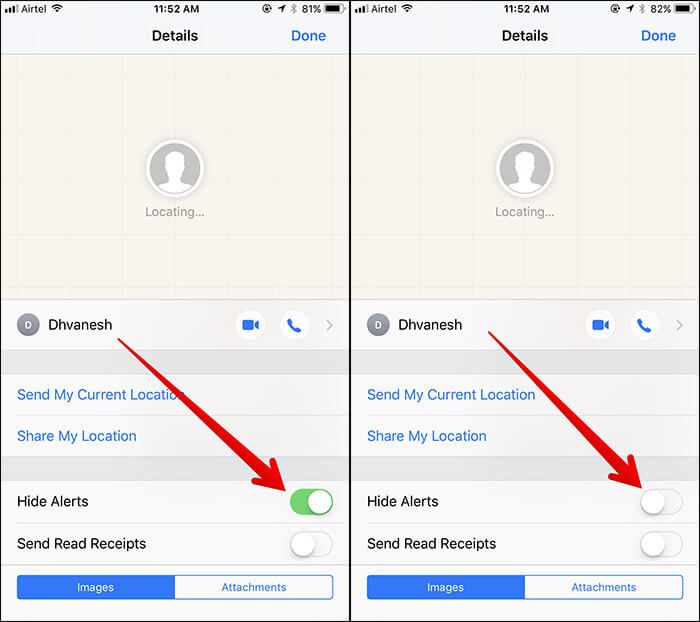 IPhone और iPad पर iOS 11 में व्यक्तिगत iMessage अलर्ट दिखाएं Alert