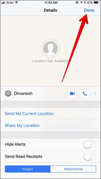 Vis individuelle iMessage-varsler i iOS 11 på iPhone