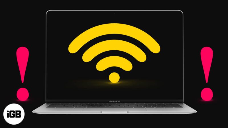 MacOS Big Surを実行しているMacBookでWi-Fiが機能しない？それを修正する方法