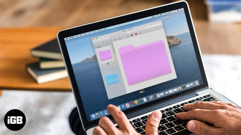 Hvordan endre mappefarger på Mac