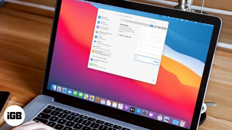Jak připnout položky nabídky na lištu nabídek v systému macOS Big Sur