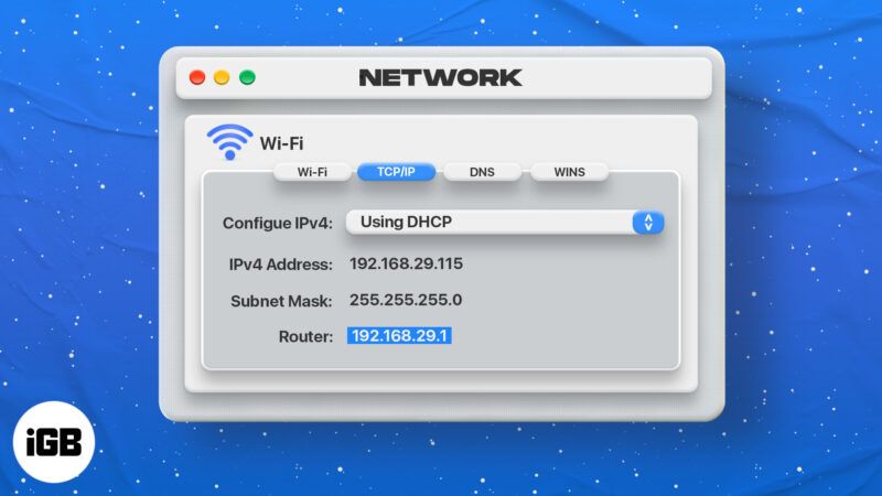 Hvordan finne en router IP-adresse på Mac