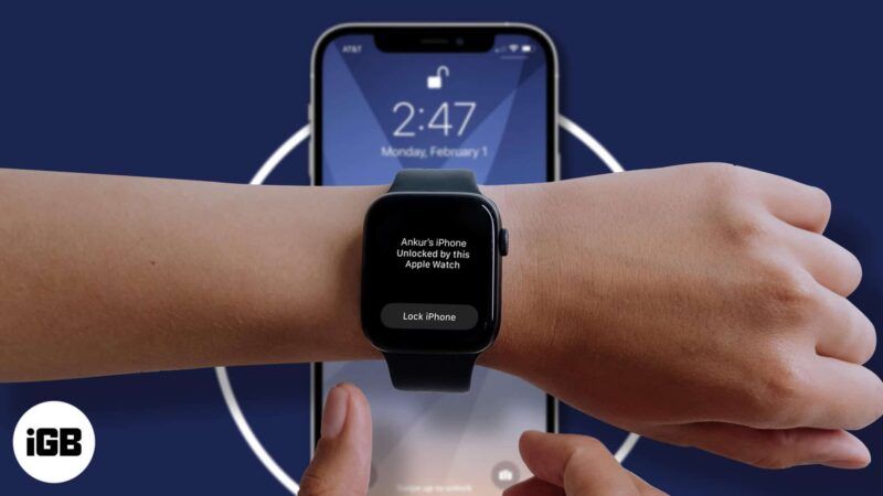 iOS 14.5: Slik låser du opp iPhone med Apple Watch når du bruker ansiktsmaske