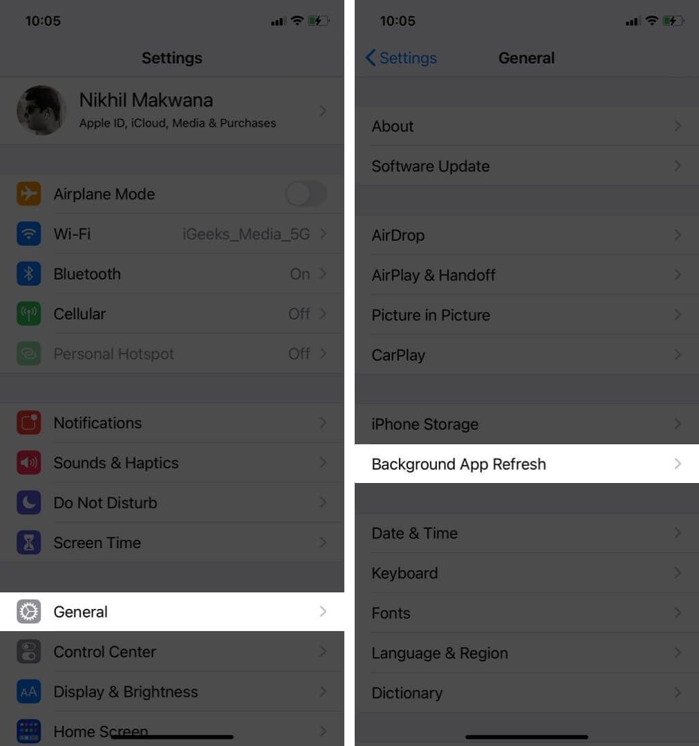 åpne innstillinger og trykk på personvern i iOS 14 på iPhone
