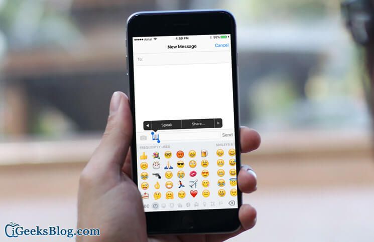 Kako najti pomen emojijev na iPhonu in iPadu