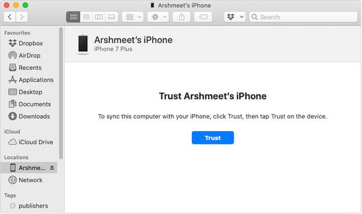 Connecteu Lost iPhone a PC o Mac per conèixer el propietari de Lost iPhone
