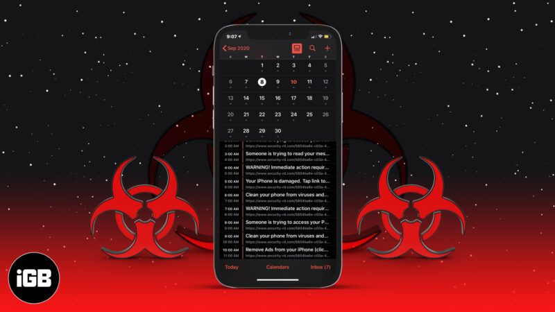 Hvordan fjerne iPhone kalendervirus