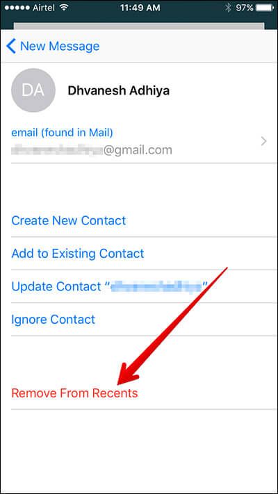 Fjern uønskede e-postforslag fra iPhone-iPad Mail App