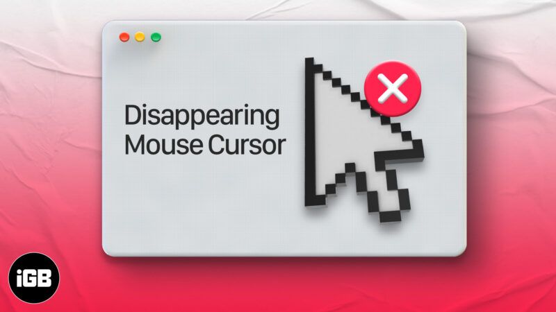 Курсът на мишката изчезва на Mac? Опитайте тези корекции