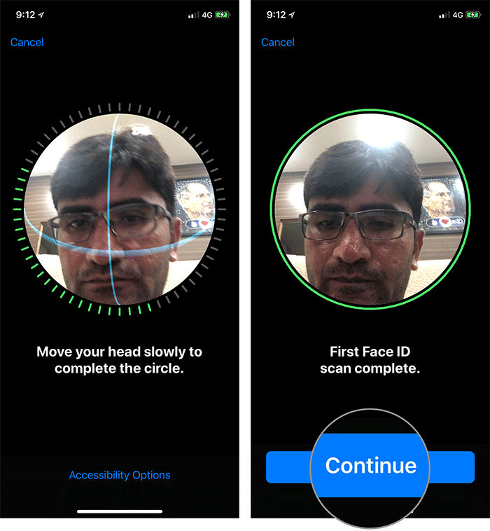 Mehrere Face IDs auf dem iPhone X einrichten