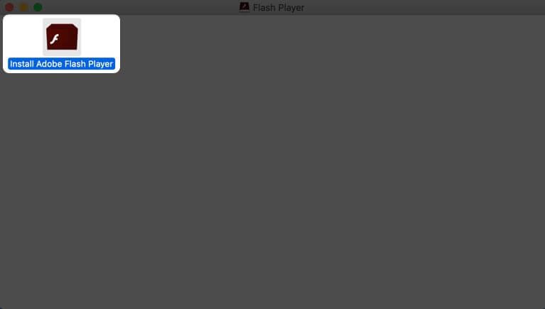 Obriu Adobe Flash Player Uninstaller al Mac