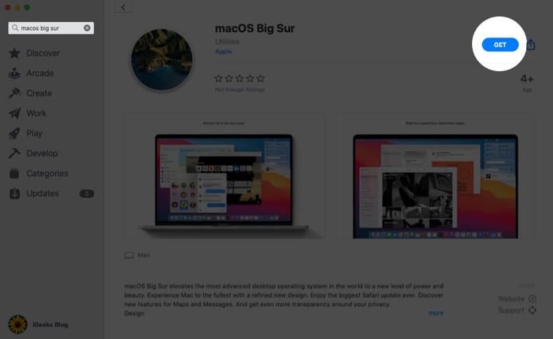 Stiahnite si macOS Big Sur z Mac App Store