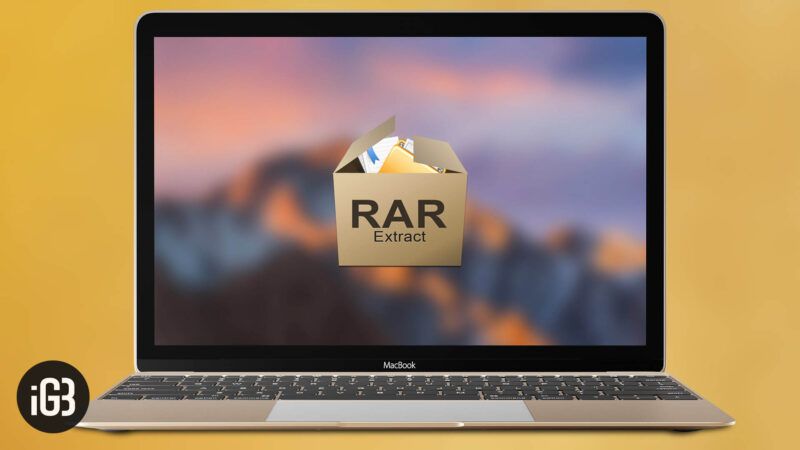 Com obrir el fitxer RAR al Mac