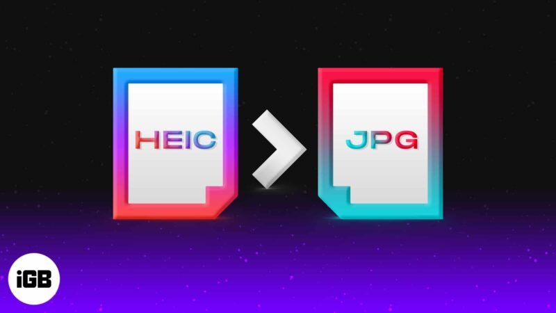Hvordan konvertere HEIC-bilder til JPG på iPhone og iPad
