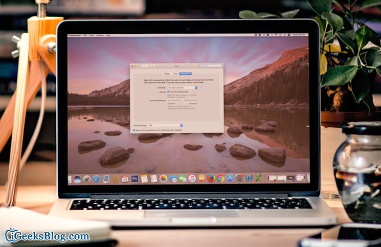 Slik aktiverer du Night Shift Mode i macOS Sierra på Mac