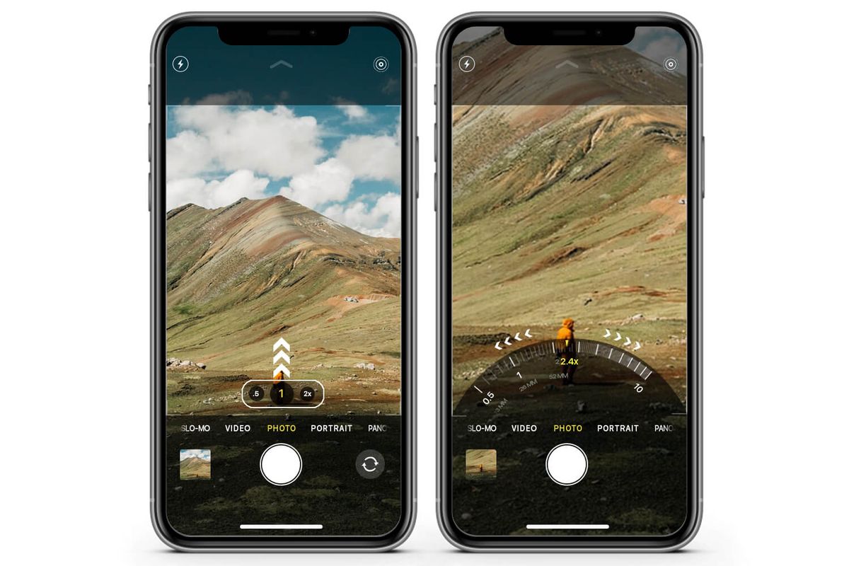 Endre størrelsesforholdet på iPhone 11 og iPhoen 11 Pro Tips om kameratriks
