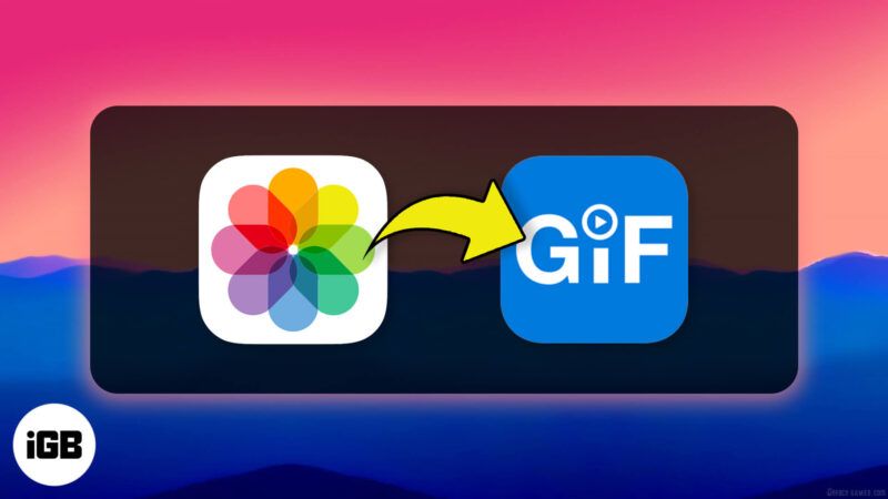 Kako spremeniti fotografije v živo v GIF v iPhonu in iPadu