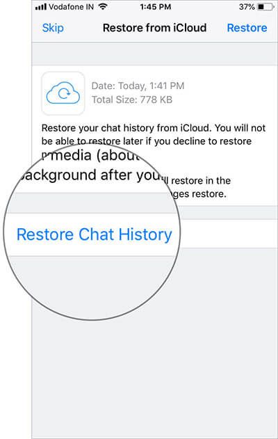 Atkurkite „WhatsApp“ pokalbių pranešimus ir nuotraukas iš atsarginės kopijos „iPhone“
