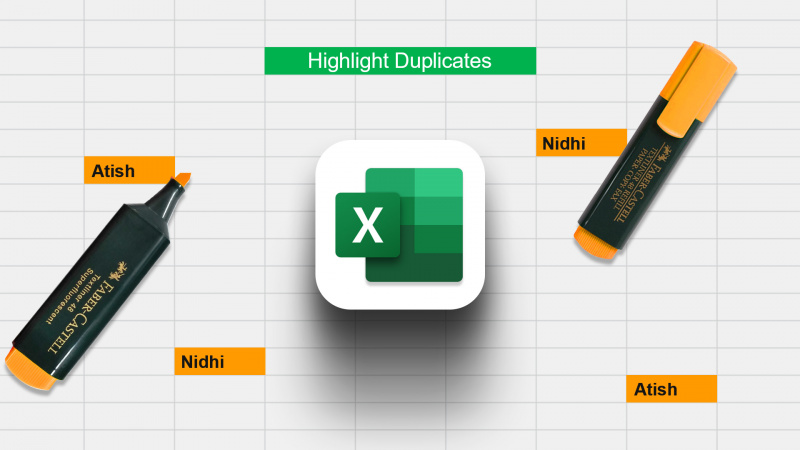 Excel で重複を強調表示する方法: 2 つの簡単な方法