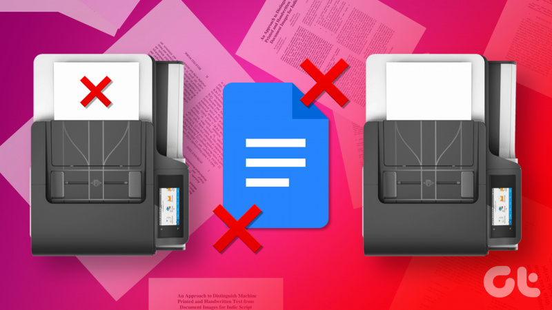 As 6 principais maneiras de corrigir o Google Docs não imprimindo corretamente