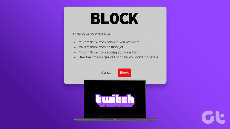 Kako blokirati nekoga na Twitchu u web pregledniku