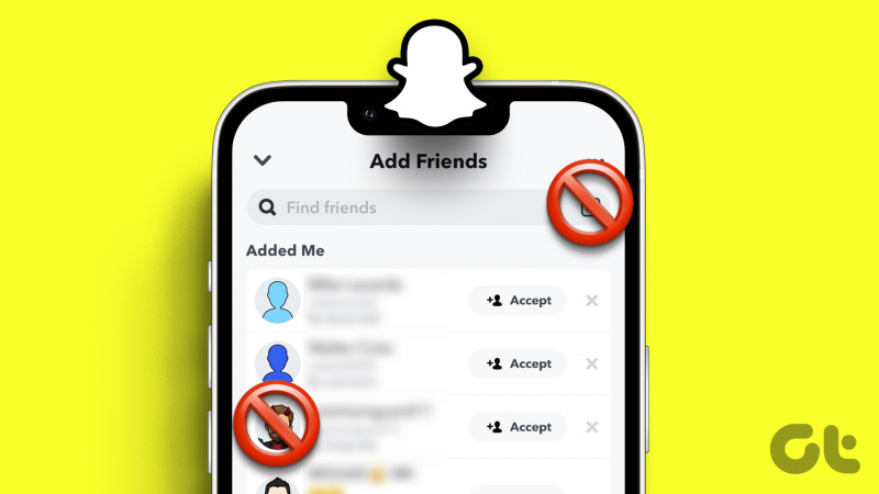 임의의 사람들이 Snapchat에 귀하를 추가하지 못하도록 하는 4가지 방법