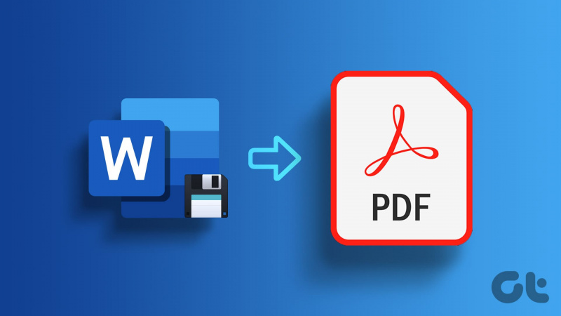 So speichern Sie ein Word-Dokument als PDF unter Windows und Mac