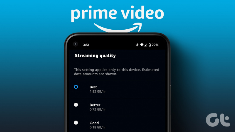 Comment modifier la qualité du streaming vidéo Amazon Prime sur n'importe quel appareil