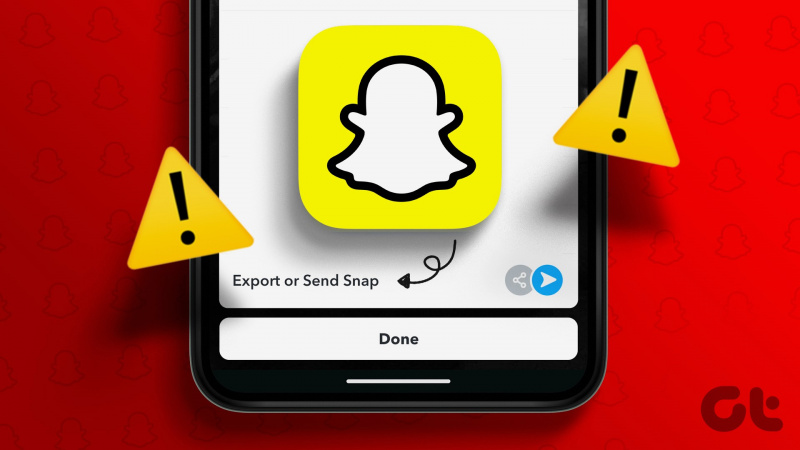 Topp 7 rettelser for Snapchat vil ikke la meg eksportere snapper til telefonen
