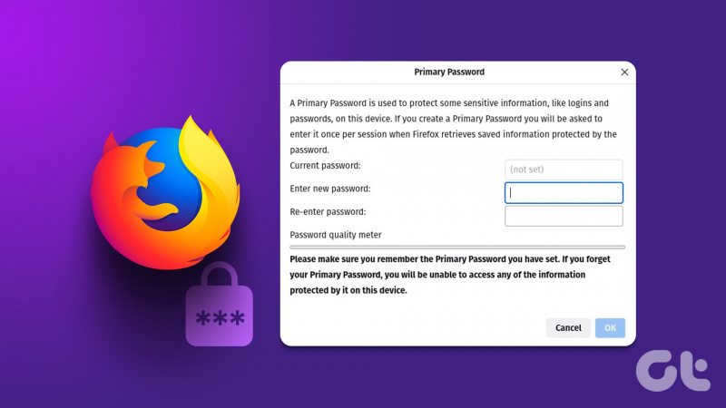 Jak chránit uložená hesla pomocí primárního hesla Firefoxu