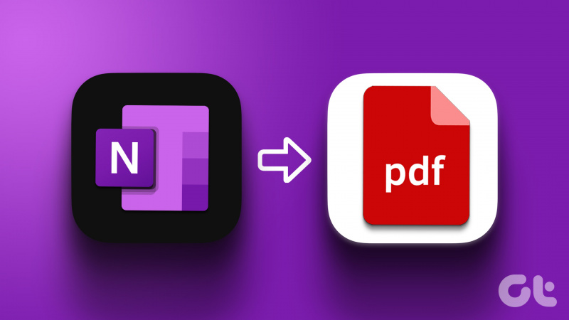 Kako izvoziti OneNote v PDF v spletu, Windows in Mac