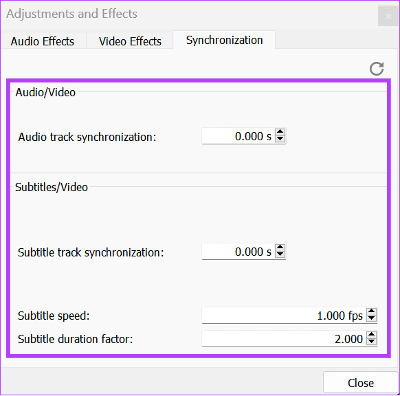   ajustar el retraso de los subtítulos en VLC