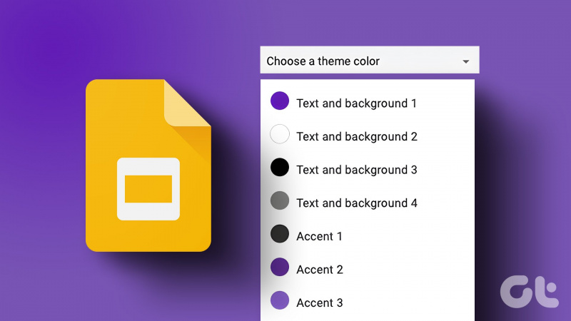 Hvordan endre tema og temafarger i Google Slides
