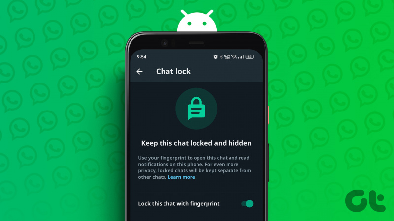 Hur man låser individuell WhatsApp Chat på Android