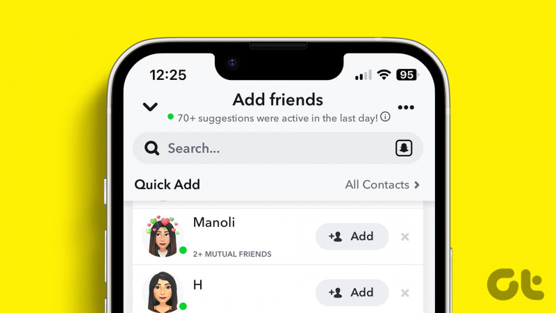 Sådan ser du fælles venner på Snapchat