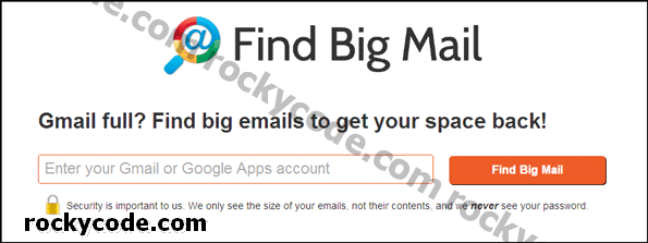 So finden Sie große E-Mails in Google Mail mit Find Big Mail