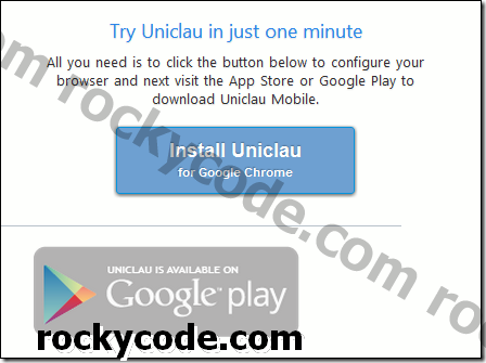 Uniclau Omogućuje vam korištenje mobitela kao upravitelja lozinkom