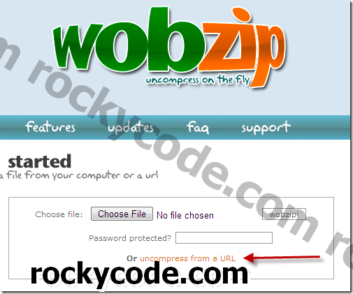 Wobzip: संपीड़ित फ़ाइलों को निकालने के लिए ऑनलाइन उपकरण